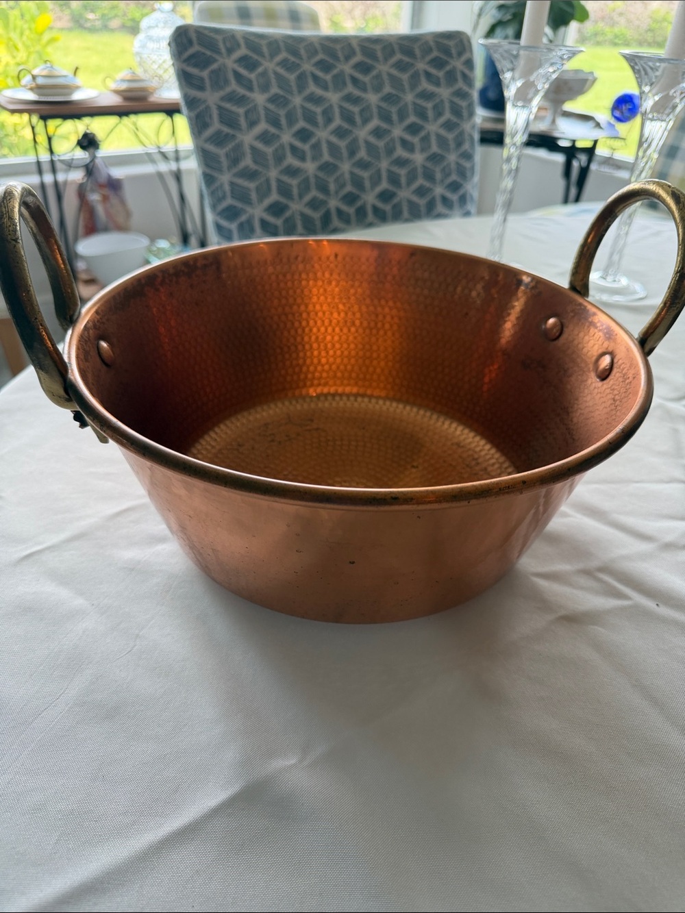 NWT Large Copper Jam Pot